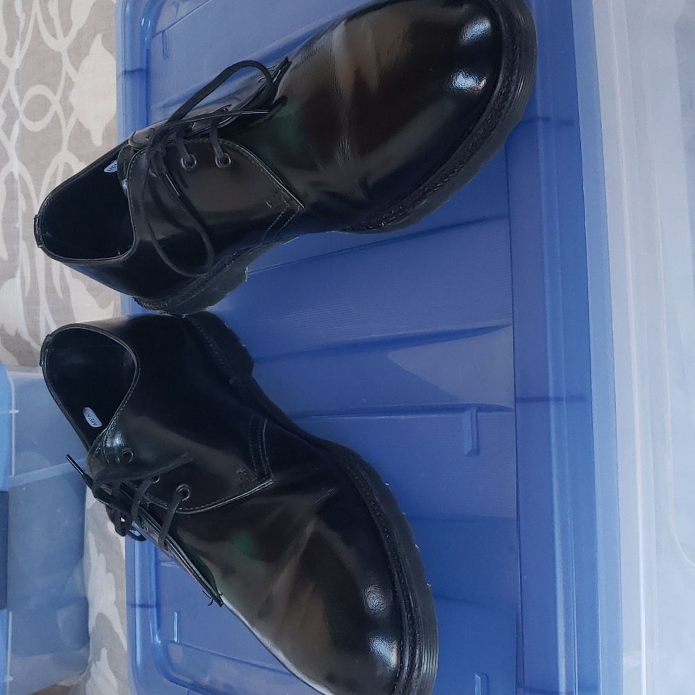 Mens Doc Martens Green Rub Off 1461 shoes
